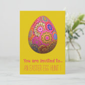 Easter Egg Hunt Paasei vrouwelijk paasei Kaart (Staand voorkant)