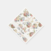 Easter Egg Hunt Party Napkins with Name Servet (Hoek)