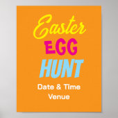 Easter Egg Hunt Poster, aangepast Easter Event Pos Poster (Voorkant)