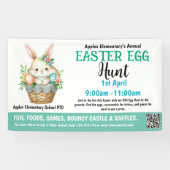 Easter Egg Hunt School of een kerkelijke inzamelin Spandoek (Horizontaal)