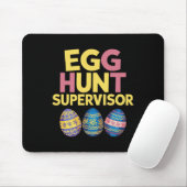 Easter Egg Hunt Supervisor Funny Mom Dad Mannen Vr Muismat (Met muis)