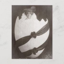 Easter Egg Lady Briefkaart