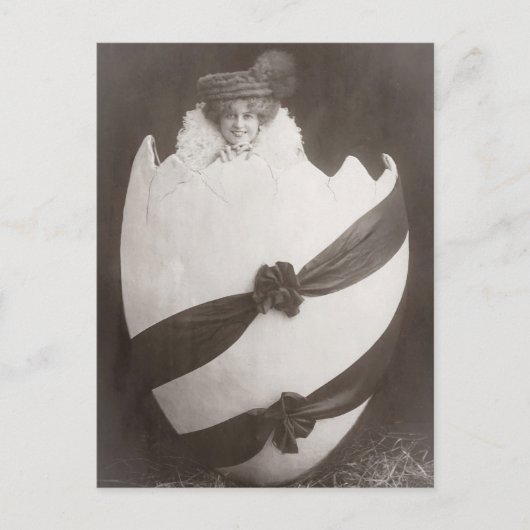  Easter Egg Lady Briefkaart (Voorkant)