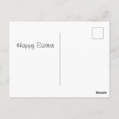  Easter Egg Lady Briefkaart (Achterkant)