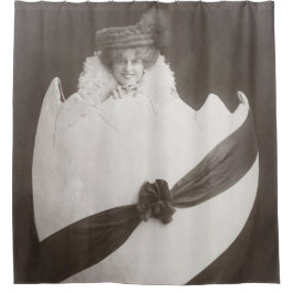  Easter Egg Lady Douchegordijn