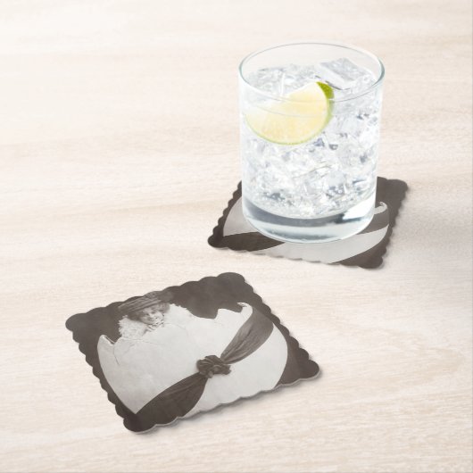  Easter Egg Lady Kartonnen Onderzetters (Insitu)