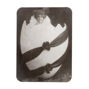 Easter Egg Lady Magneet