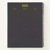 Easter Egg Lady Notitieboek (Achterkant)