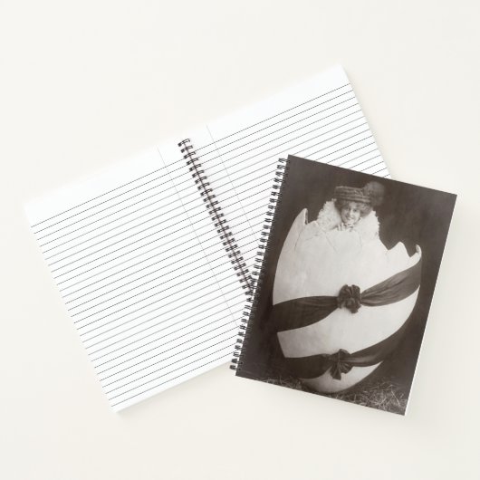  Easter Egg Lady Notitieboek (Binnen)