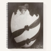  Easter Egg Lady Notitieboek (Voorkant)