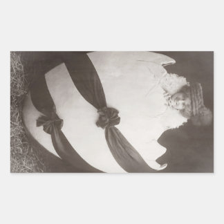 Easter Egg Lady Rechthoekige Sticker