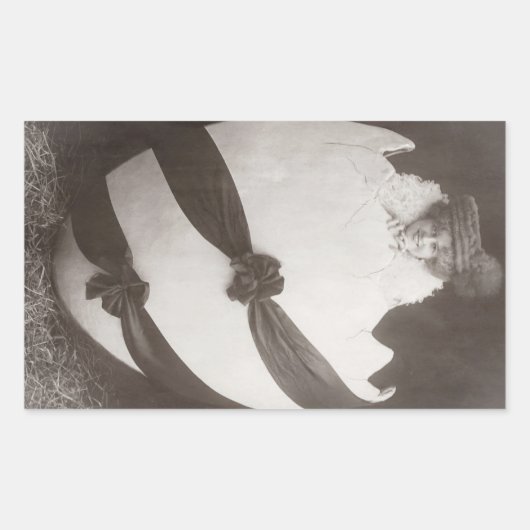  Easter Egg Lady Rechthoekige Sticker (Voorkant)