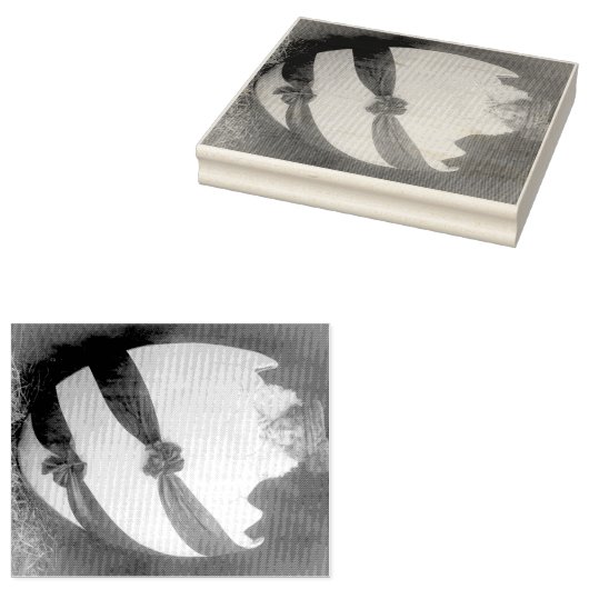  Easter Egg Lady Rubberstempel (Gestempeld)