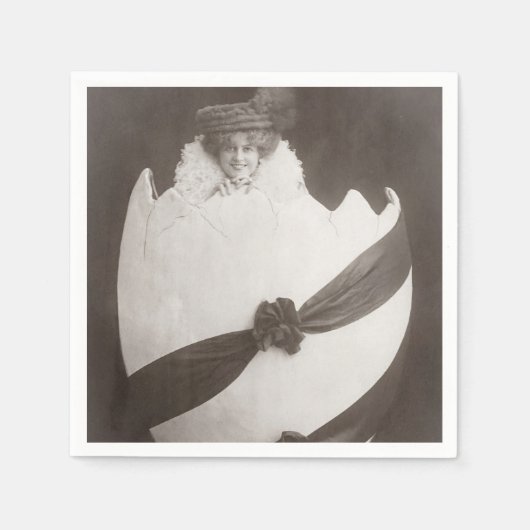  Easter Egg Lady Servet (Voorkant)