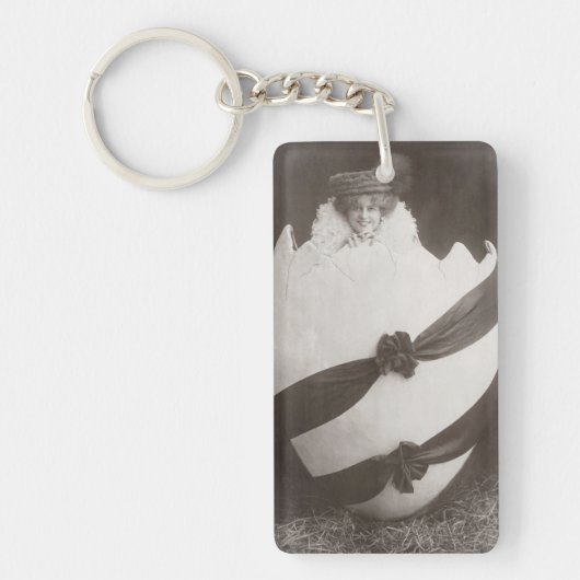 Easter Egg Lady Sleutelhanger (Voorkant)