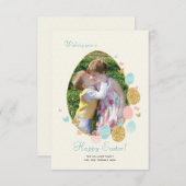 Easter Egg Lijst Foto Wenskaart Kaart (Voorkant / Achterkant)