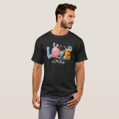 Easter Egg LOVE Medical Assistant Bunny Easter Chr T-shirt (Voorkant volledig)