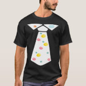 Easter Egg Neck Tie Cool Easter Celebration Costum T-shirt (Voorkant)
