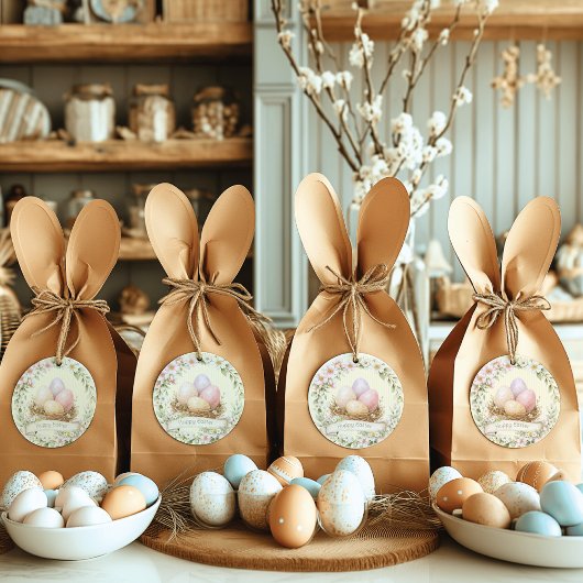 Easter Egg Nest | Happy Easter Bedankjes Labels