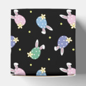 Easter Egg Pattern-draagtas - zwart en pasta Bedankdoosjes (Bovenkant)