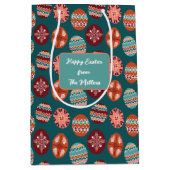 Easter Egg Pattern Medium Gift Bag Cadeauzakje (Voorkant)