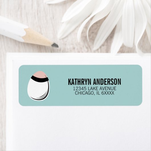 Easter Egg Return Address Label (Insitu)