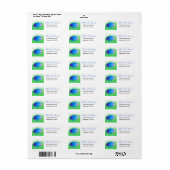 Easter Egg Return Address Labels (Full Sheet)