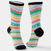 Easter Egg Socks Festive Easter Socks Customize Sokken (Gebogen)