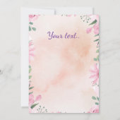 Easter egg with photo purple kaart (Achterkant)