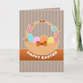 Easter Eggs Basket Kaart (Voorkant)