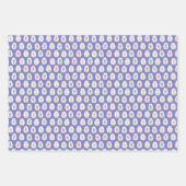 Easter Eggs Bunnies & Carrots Easter Patterns Inpakpapier Vel (Voorkant 3)