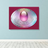 Easter Eggs Canvas afdrukken (Insitu (Houten vloer))