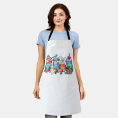 Easter Eggs Coffee Bunny Cups Latte Iced Cream Wom Schort (Gedragen)