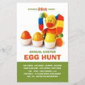 Easter Eggs Hunt Invitation Custom Flyers (Voorkant)