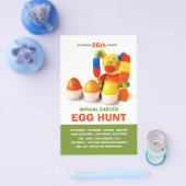 Easter Eggs Hunt Invitation Custom Flyers (Enkel)