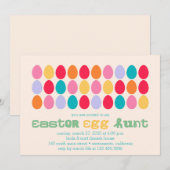 Easter Eggs Party Uitnodiging (Voorkant / Achterkant)