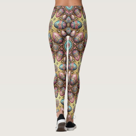 EASTER EGGS ~ Pastel 3D ~  Leggings (Achterkant)