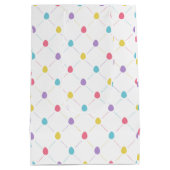 Easter Eggs Pattern Gift Bag Medium Cadeauzakje (Achterkant)