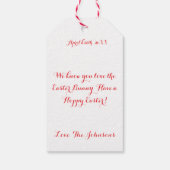 Easter Eggs Photo Cadeaulabel (Achterkant)