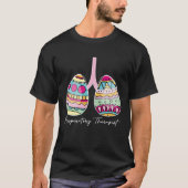 Easter Eggs RT Respiratory Therapist Happy Easter  T-shirt (Voorkant)