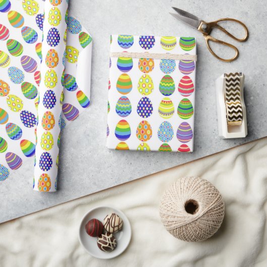 Easter eggs wrapping paper cadeaupapier (Crafts)