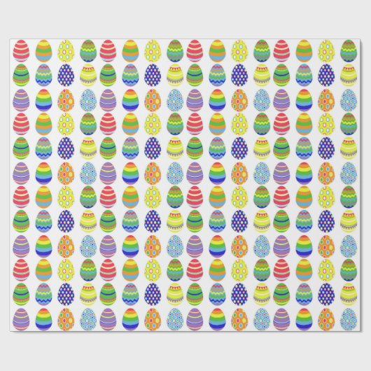 Easter eggs wrapping paper cadeaupapier (Vlak)