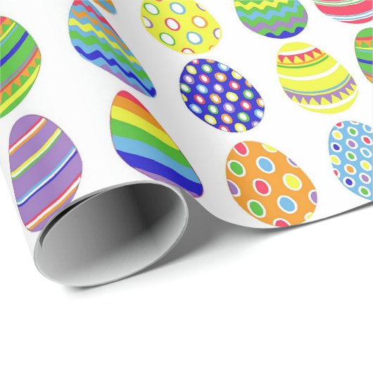 Easter eggs wrapping paper cadeaupapier (Rol Hoek)