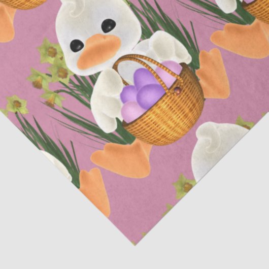 Easter-eieren in mand tissuepapier (Detail)