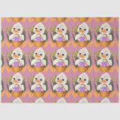 Easter-eieren in mand tissuepapier (Voorkant)