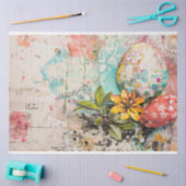 Easter Ephemera Collage Eibloem 1 Tissuepapier (Craft)