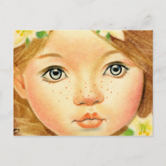 Easter Fairy Flower Briefkaart (Voorkant)