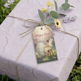 Easter Fairy Painting Egg Spring Cadeaulabel