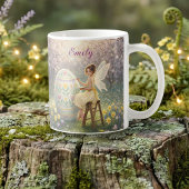 Easter Fairy Painting Egg Spring Name Koffiemok