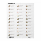 Easter Faith & Inspirerend Retour Adreslabels Etiket (Full Sheet)